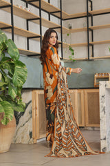 Whisper Winds By Feathers Unstitched 3 Piece Lawn Collection'2025-TORGIN-FT495