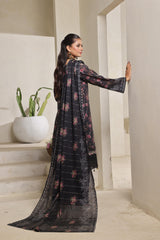 Dressline Azalea Where Tradition Meets Grace UnStitched 3 Piece Chikankari Lawn With Boring Work, Stripe Dora, Fancy Zari Lawn Dupatta & Dyed Cambric Trousers