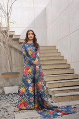 Whisper Winds By Feathers Unstitched 3 Piece Lawn Collection'2025-ZARWYN-FT487