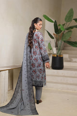 Dressline Azalea Where Tradition Meets Grace UnStitched 3 Piece Chikankari Lawn With Boring Work, Stripe Dora, Fancy Zari Lawn Dupatta & Dyed Cambric Trousers