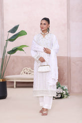 Nehal By Dressline Stitched 3 Piece Luxury Chiffon Formals Collection'2025-nehal-chiffon-3pc-Stitched-white4