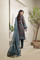 Dressline Azalea Where Tradition Meets Grace UnStitched 3 Piece Chikankari Lawn With Boring Work, Stripe Dora, Fancy Zari Lawn Dupatta & Dyed Cambric Trousers