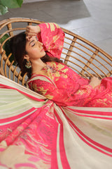 Whisper Winds By Feathers Unstitched 3 Piece Lawn Collection'2025-ROZBERRY-FT491