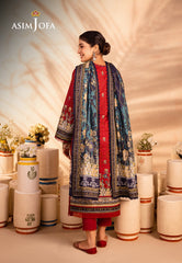 Asim Jofa Prints Collection Ajub-02 Printed Lawn 3 Pcs