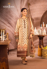 Asim Jofa Prints Collection Ajub-04 Printed Lawn 3 Pcs