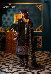 Asim Jofa Fasana-E-Ishq Eid Luxury Lawn Collection Pret Ajfip-14 Embroidered Lawn Stitched 3 Pcs