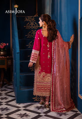 Asim Jofa Fasana-E-Ishq Eid Luxury Lawn Collection Pret Ajfip-18 Embroidered Lawn Stitched 3 Pcs