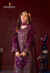 Asim Jofa Limited Edition Luxury Lawn Ajfile-11 Cambric 3 Pcs