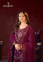 Asim Jofa Limited Edition Luxury Lawn Ajfile-11 Cambric 3 Pcs