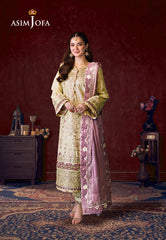 Asim Jofa Limited Edition Luxury Lawn Ajfile-15 Cambric 3 Pcs