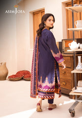 Asim Jofa Prints Collection Ajub-09 Printed Lawn 3 Pcs