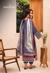 Asim Jofa Prints Collection Ajub-14 Printed Lawn 3 Pcs