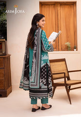 Asim Jofa Prints Collection Ajub-03 Printed Lawn 3 Pcs
