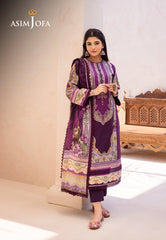 Asim Jofa Prints Collection Ajub-10 Printed Lawn 3 Pcs