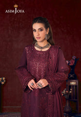 Asim Jofa Limited Edition Luxury Lawn Ajfile-09 Cambric 3 Pcs