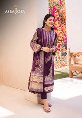 Asim Jofa Prints Collection Ajub-10 Printed Lawn 3 Pcs