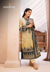 Asim Jofa Prints Collection Ajub-15 Printed Lawn 3 Pcs