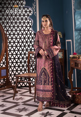 Asim Jofa Fasana-E-Ishq Eid Luxury Lawn Collection Pret Ajfip-22 Embroidered Lawn Stitched 3 Pcs