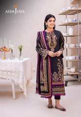 Asim Jofa Prints Collection Ajub-17 Printed Lawn 3 Pcs