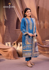 Asim Jofa Prints Collection Ajub-16 Printed Lawn 3 Pcs