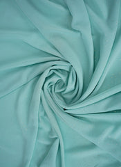 Hijab Ul Hareem Glitter Chiffon Scarf | Aqua Blue