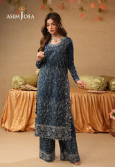 Kinza By Asim Jofa Unstitched 2 Piece Emb Festive Edit-AJULIF-09