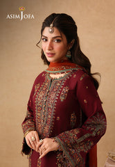 Kinza By Asim Jofa Unstitched 3 Piece Emb Festive Edit-AJULIF-04