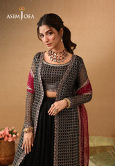 Kinza By Asim Jofa Unstitched 3 Piece Emb Festive Edit-AJULIF-01