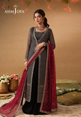 Kinza By Asim Jofa Unstitched 3 Piece Emb Festive Edit-AJULIF-01