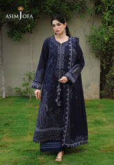 Asim Jofa Unstitched 3 Piece Formals Chikankari Suit-AJULC-07