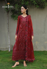Asim Jofa Unstitched 3 Piece Formals Chikankari Suit-AJULC-05