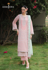 Asim Jofa Unstitched 3 Piece Formals Chikankari Suit-AJULC-06