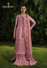 Asim Jofa Unstitched 3 Piece Formals Chikankari Suit-AJULC-03