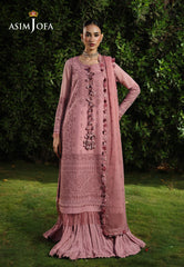 Asim Jofa Unstitched 3 Piece Formals Chikankari Suit-AJULC-03