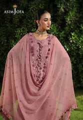 Asim Jofa Unstitched 3 Piece Formals Chikankari Suit-AJULC-03