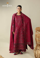 Kashmiri By Asim Jofa Unstitched 3 Piece Luxury Winter Collection'2025-AJULK-07