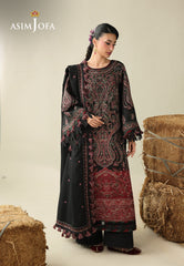 Kashmiri By Asim Jofa Unstitched 3 Piece Luxury Winter Collection'2025-AJULK-01