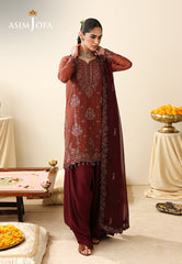 Asim Jofa Unstitched 3 Piece Festive Formals Suit-AJULIH-03