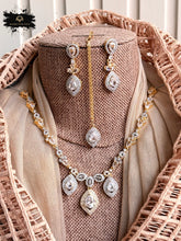 Made For Her-Rosévia Zircon Necklace Set - KFS1054