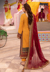 Asim Jofa Designers Limited Edition Ajdad-25 Embroidered Stitched 3 Pcs