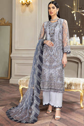 Amiraa by Farasha Unstitched 3 Piece Luxury Net Collection'2022-06-Lucia