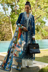 Elan Unstitched 3 Piece Luxury Lawn Collection'2023-EL23-06-B