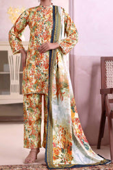 Khaas by Aizal Stitched 3 Piece Printed Ayudia Suit-A-K-06