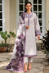 Zarif Unstitched 3 Piece Emb Lawn Summer Suit-ZF-06-Gianna