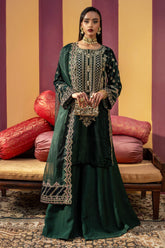 M Basics By Maria B Unstitched 3 Piece Festive Suit-D-06
