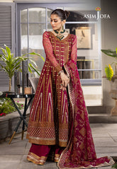 Asim Jofa Mera Haseen Jora - RTW Ajjh-08 Embroidered Organza 3 Pcs