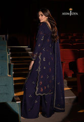 Asim Jofa Luxury Festive Drop 3 Ajllf-12 Embroidered Chiffon 3 Pcs