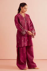 Daffodils By Seran Unstitched 2 Piece Lawn Suit-07-Evra