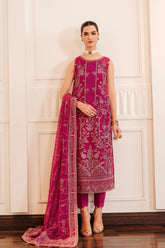 Lueur by Farasha Unstitched 3 Piece Luxury Formals Suit-07-Rosette