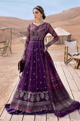 Voyage A'Luxe By Maria B Unstitched 3 Piece Lawn Suit-ML-2507-B